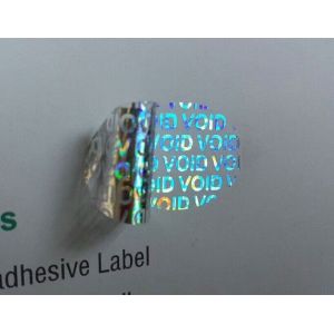 Buy cheap 3D Holographic Security Stickers Complete VOID Glue Leave On Substrate Tamper Proof Labels from wholesalers