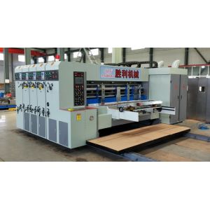 Automatic Flexo Printer Slotter Machine , Pizza Box Die Cutting Machine