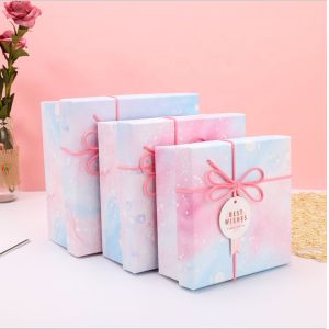 Buy cheap Custom Printing Square Foldable Luxury Paper Gift Box With Ribbon from wholesalers