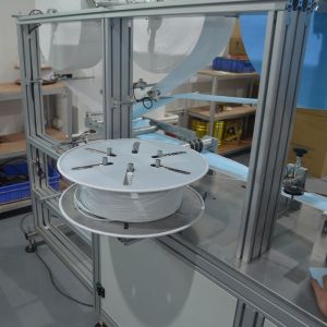 High Speed Ultrasonic Medical Mask Machine , 12.5kW 3 ply mask production
