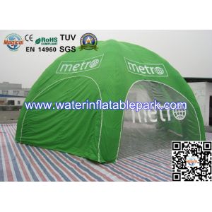 Buy cheap Green Inflatable Tent Exhibition , Commercial Inflatable Marquee Tent from wholesalers
