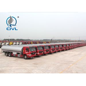 Buy cheap Large Liquid Tanker Truck , Sinotruk Howo7 Oil Tank Truck 20 - 25m3 With Pipe And Pump 6x4 from wholesalers