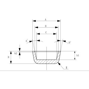 Top Seller Tungsten Basket Crucible Molybdenum Heater Tungsten Melting Crucible
