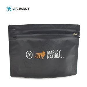 Buy cheap Recyclable Plastic Glossy Laminated Foil Child Resistant Packing Bags With Zip product