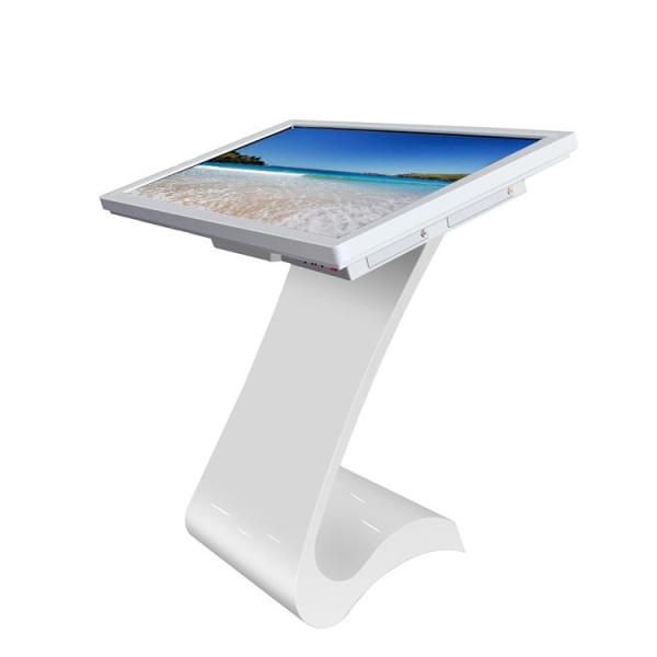 Quality S Type Advertising LCD Touch Screen Kiosk Digital Signage Advertising With Speaker for sale