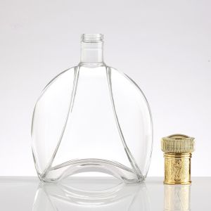 Buy cheap Customized Custom Make 200ml Transparent Glass Whisky Bottle for Vodka Perfume from wholesalers