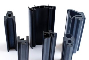 Quality Customized profile extruded rail vehicle Extruded Rubber Seal for sale
