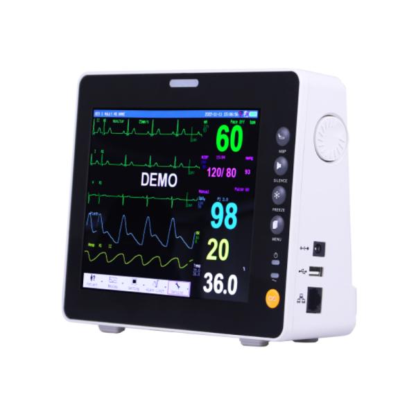 Buy cheap Portable Multi Parameter Patient Monitor with High Brightness 8-inch Display Three-Level Alarm and Built-in Battery for Clinic Use from wholesalers
