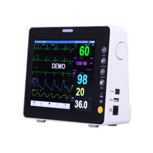 Buy cheap Portable Multi Parameter Patient Monitor with High Brightness 8-inch Display Three-Level Alarm and Built-in Battery for Clinic Use from wholesalers