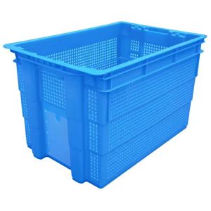 Buy cheap Harvesting Fruits Plastic Mesh Crate Customized Without Iron Handle from wholesalers