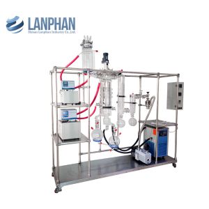 Buy cheap Wiped Film Distillation Equipment 120w 3L Essential Oil Heating product