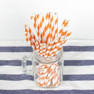 Buy cheap Birthday Decoration 8mm Biodegradable Paper Straws Compostable from wholesalers