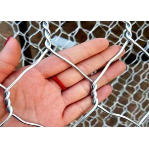 Wire Mesh Gabion Box Galvanised Gabion Mattresses 2.0 - 4.0 Mm Wire Diameter