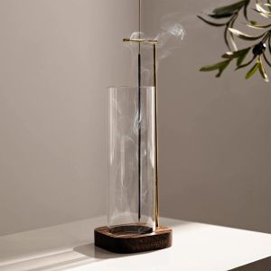 Buy cheap Inverted Wood Incense Stick Holder with Wooden Base for Home Decor Yoga and Meditation Burner Pack for Aromas and Fragrances from wholesalers