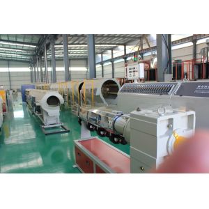 Buy cheap Customizable Single-screw HDPE Pipe Extrusion Production Line for 90-315 mm Pipes from wholesalers