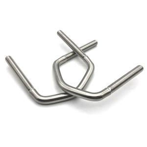 Buy cheap M24 Stainless Steel U Type Bolt With Nut And Washer DIN3570 Coarse Thread U Bolts from wholesalers