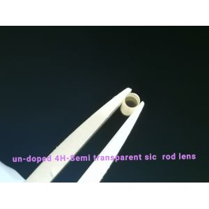 Buy cheap Polished Undoped 4h Semi Sic Single Crystal Rod Lens high purity from wholesalers