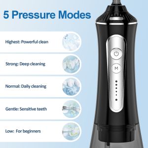 1200-1400 Pulse Frequency Water Flosser Oral Care Irrigator for Teeth and Braces
