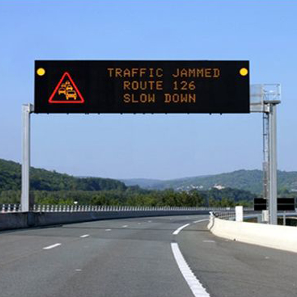 Buy cheap VMS LED Display Variable Message Sign with 310W Average Power Consumption 3906 dot/m2 Pixel Density and >120Hz Refresh Rate for Highway Roadside from wholesalers