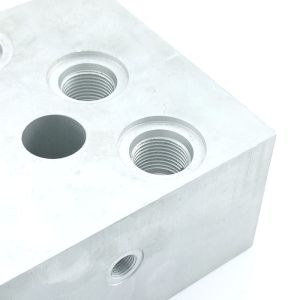 ODM Precision Machinery Custom Made Anodized Aluminum Hydraulic Valve and