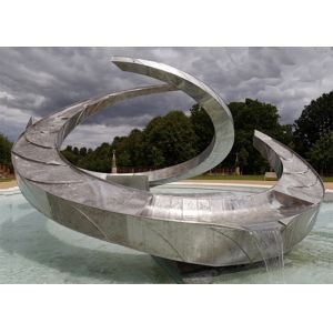 China Large Decorative Stainless Steel Pool Water Features / Artistic Water Fountains on sale