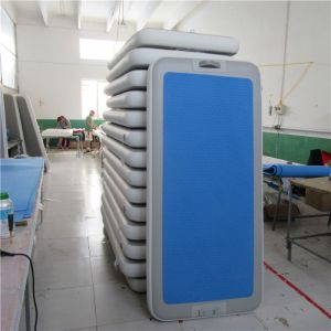 Buy cheap Folding Inflatable Floating Yoga Mat , Water Gymnastics Mat 220x85x15cm from wholesalers