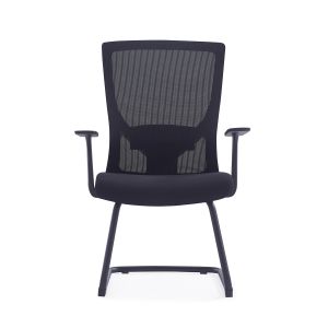 Buy cheap MID Back Mesh Back Fabric Seat Office Meeting Chair Visitor Chair With Lumbar Support from wholesalers