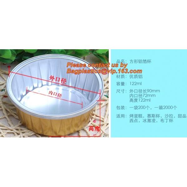 Quality Disposable aluminum foil container /plate/pan/take away food packaing for sale