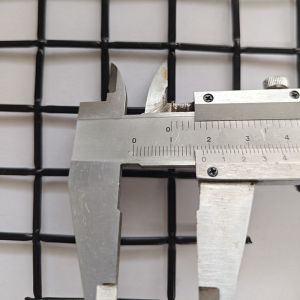 Lattice Decorative Woven Wire Mesh Stainless Steel Matte Black Color Metal For