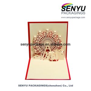 3d Happy Birthday Greeting Card Custom New Year Greeting Creative Recycled