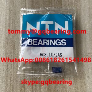 Buy cheap 608LLU Single Row Deep Groove Ball Bearing Rubber Seal 8x22x7mm from wholesalers