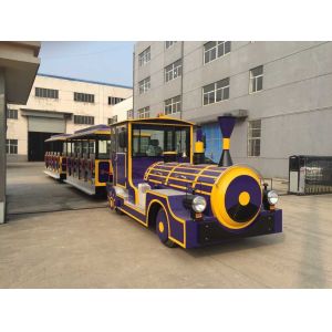 Buy cheap DC Motor 42 Seater Electric Trackless Train For Amusement Park / Shopping Malls from wholesalers