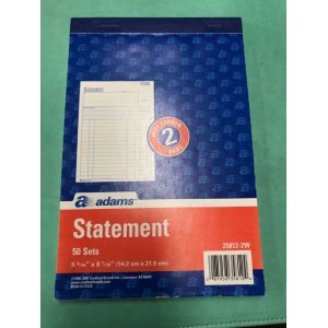 Buy cheap Statements book Two parts Carbonless paper  with numbers and booked with staples  for Business usage hot selliings from wholesalers
