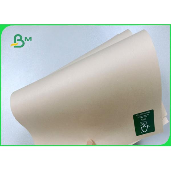 FDA brown kraft paper for 50gsm high bursting resistance wood pulp FDA brown kraft paper for paper bags