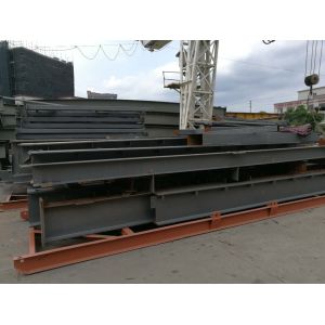 Light Weight Steel Frame Building C Or Z Section Purlin Grey Surface