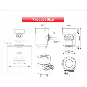 Buy cheap Customized UBLG-80CY UNIVO 80G Millimeter Wave Radar Level Meter for Liquid Detection from wholesalers