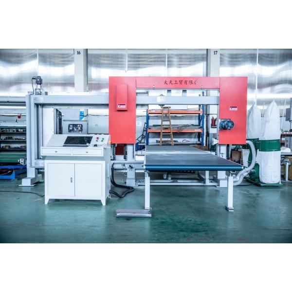 Buy cheap 6m/Min Rigid PU Foam CNC Cutting Machine Dual Blade from wholesalers