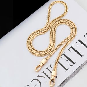 Metal Hardware Chain flat chain non-fading metal shoulder strap bag chain strap