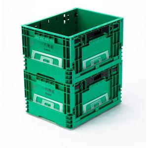 Collapsible Eco-Friendly Plastic Moving Box Vegetable Plastic EU Crate with Logo