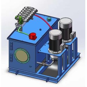 Buy cheap T Structure Custom Hydraulic Station Based On Drawings Samples For Engineering Machinery from wholesalers