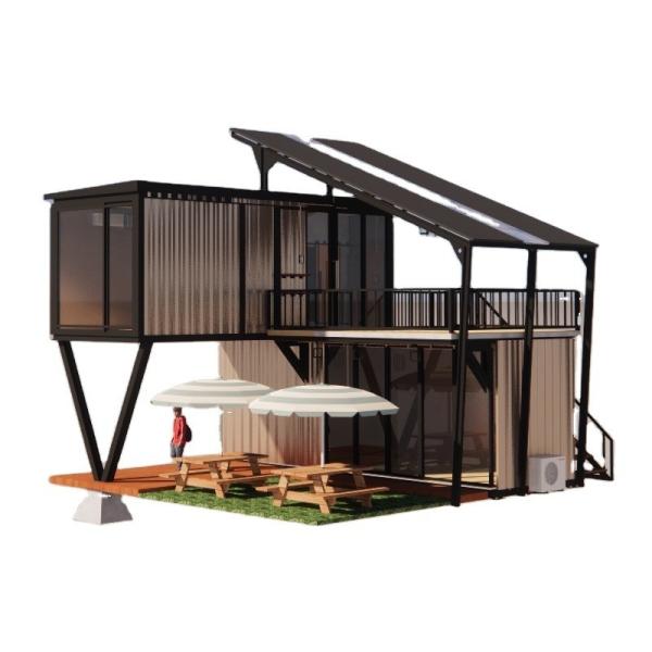 Buy cheap Galvanized Steel Bending 180g Frame Design Steel Structure Modular Villa for Luxury Container Prefabricated Prefab Houses from wholesalers