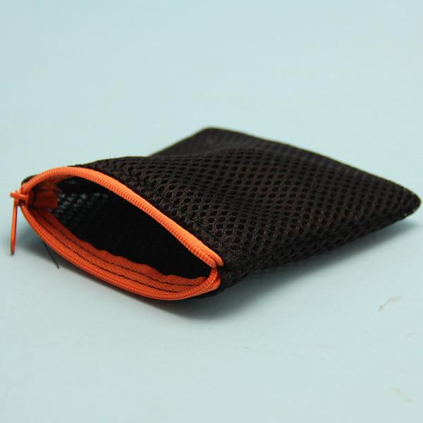 Custom logo portable Sandwich mesh sport equipment produce bags with sewing label