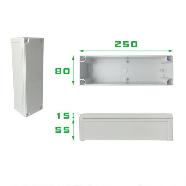 ABS Plastic Electrical Connection Box Project IP67 Junction Enclosure Waterproof