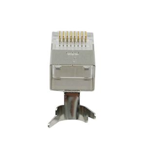 Buy cheap Nickel Plated Shielded FTP 8p8c Cat6 Cat7 Cat8 Plug , KEXINT Rj45 Ethernet Plug from wholesalers
