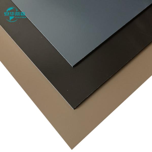 Quality Exterior Decoration Solid Color ACP composite panel With Matte / Glossy Surface Finish for sale