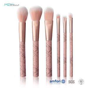 Buy cheap 6 PCS Premium Synthetic Travel Makeup Brush Set Plastic Handle from wholesalers