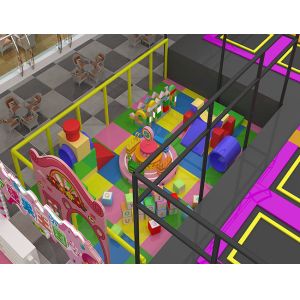 Buy cheap Candy Themed Trampoline Park Equipment , 20m Width Kids Exercise Trampoline from wholesalers