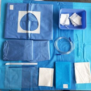 Buy cheap OEM Free Samples Disposable C Section OB Drape Pack With EO Sterilization product