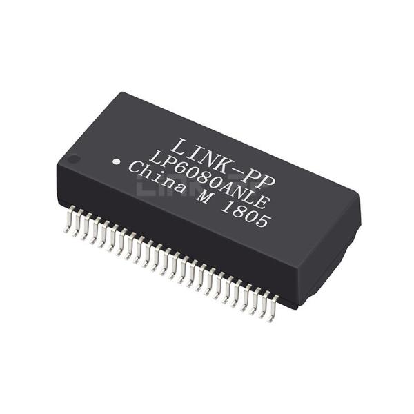 Buy cheap LP6080ANLE Dual Port 1000 BASE-T PoE+ 48 Pin Ethernet Transformer Modules from wholesalers