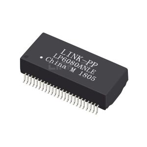 Buy cheap LP6080ANLE Dual Port 1000 BASE-T PoE+ 48 Pin Ethernet Transformer Modules from wholesalers